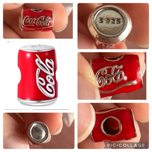4 NWOT Cola Pandora Fit Silver Charms - Picture 3 of 12